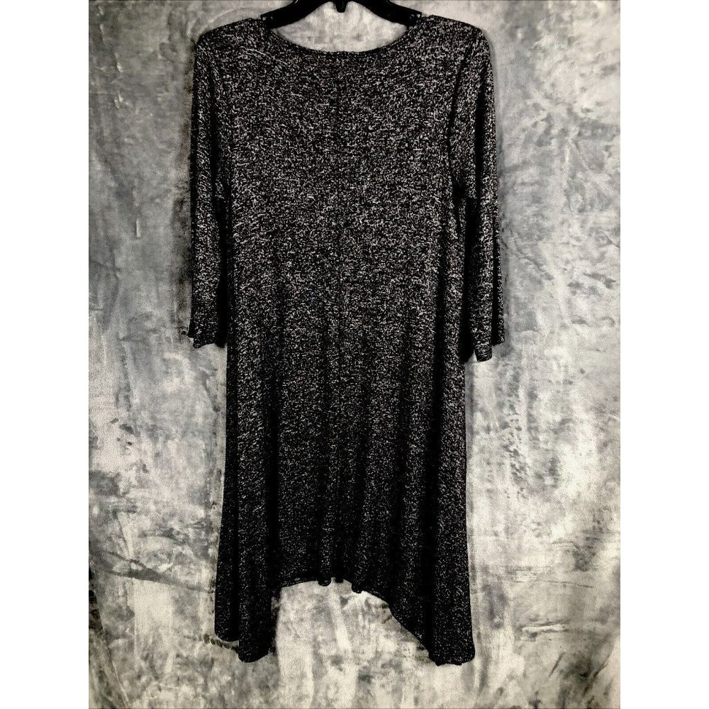 Ellie Wilde Dress  Woman’s Adult Size Medium Black/Gray - Picture 12 of 14